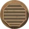 Ekena Millwork Round Gable Vent Functional, Western Red Cedar Gable Vent w/ Brick Mould Face Frame, 20"W x 20"H GVWRO20X2000SFUWR - alternate 5